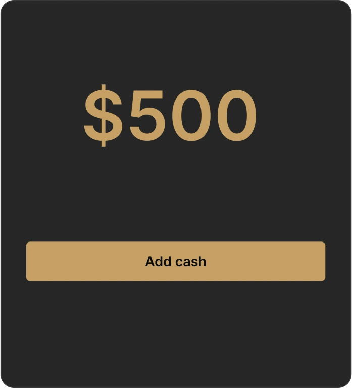 Step 2: Adding funds to hxgx account